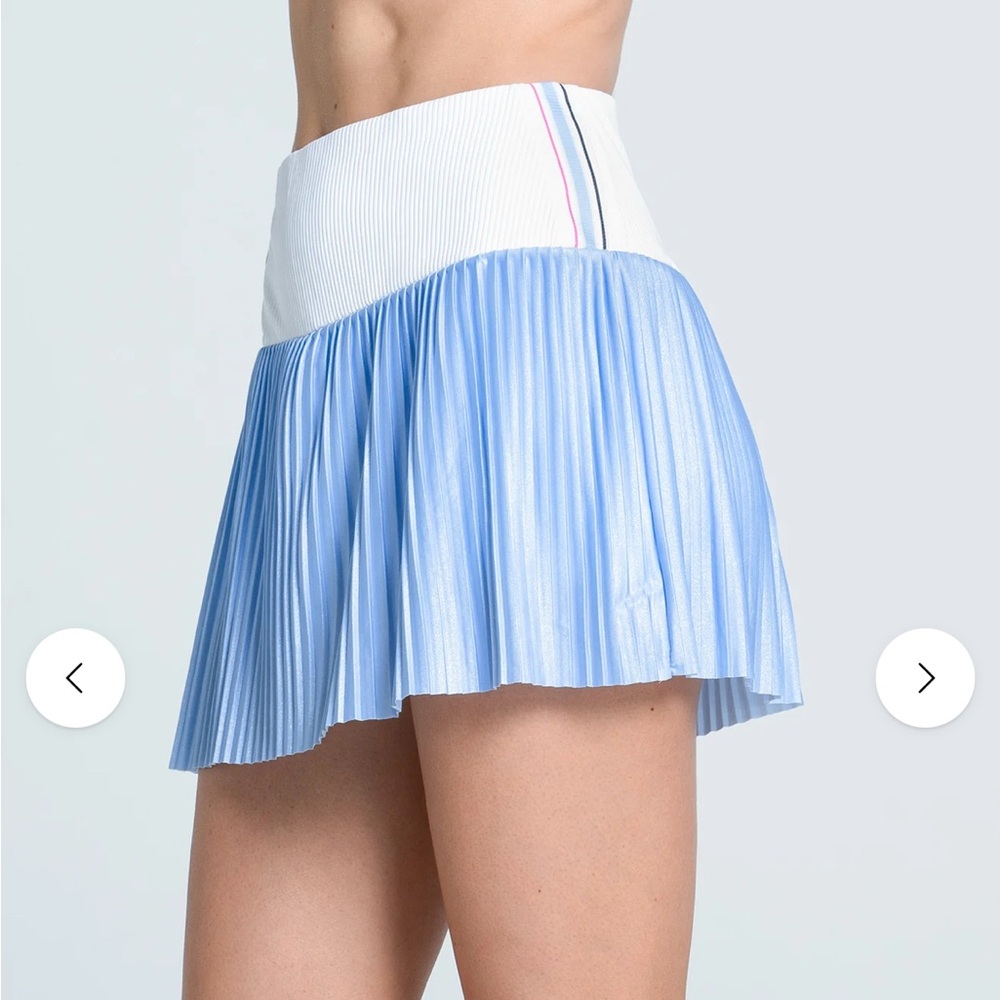 Lucky in Love Got The Blues 14” Pleated Skirt S